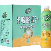 千喜多生態(tài)哈密瓜汁果肉果汁飲料 1.5Lx6瓶